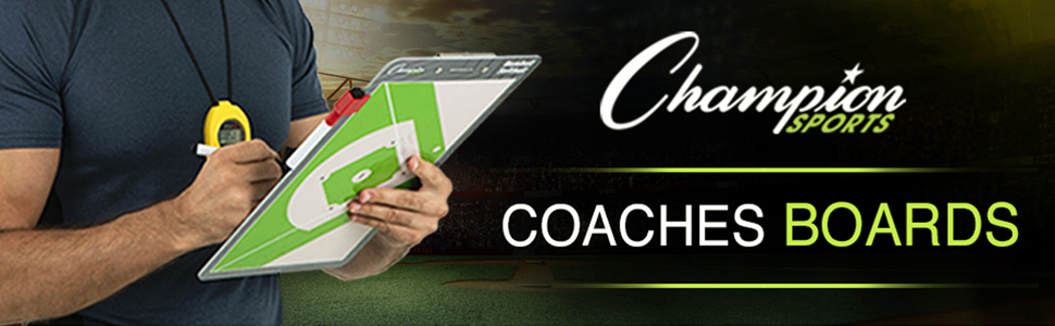 Champion Sports Standard Coaches Strategy Marker Clipboard