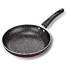 Vinod, Cookware, Frying pan, Frypan, kadai, Kadhai, Glass Lid, Induction, Dosa Tawa, Tava ,