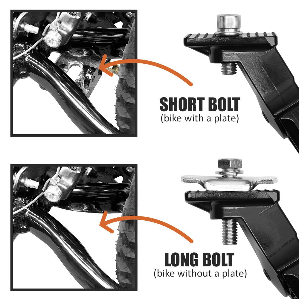 BV Bike Kickstand, Bicycle Center Mount Kick Stand Length Adjustable