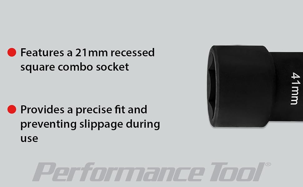 boss114　10点 Amazon.com: Performance Tool W83041 1-Inch Drive 41MM Metric