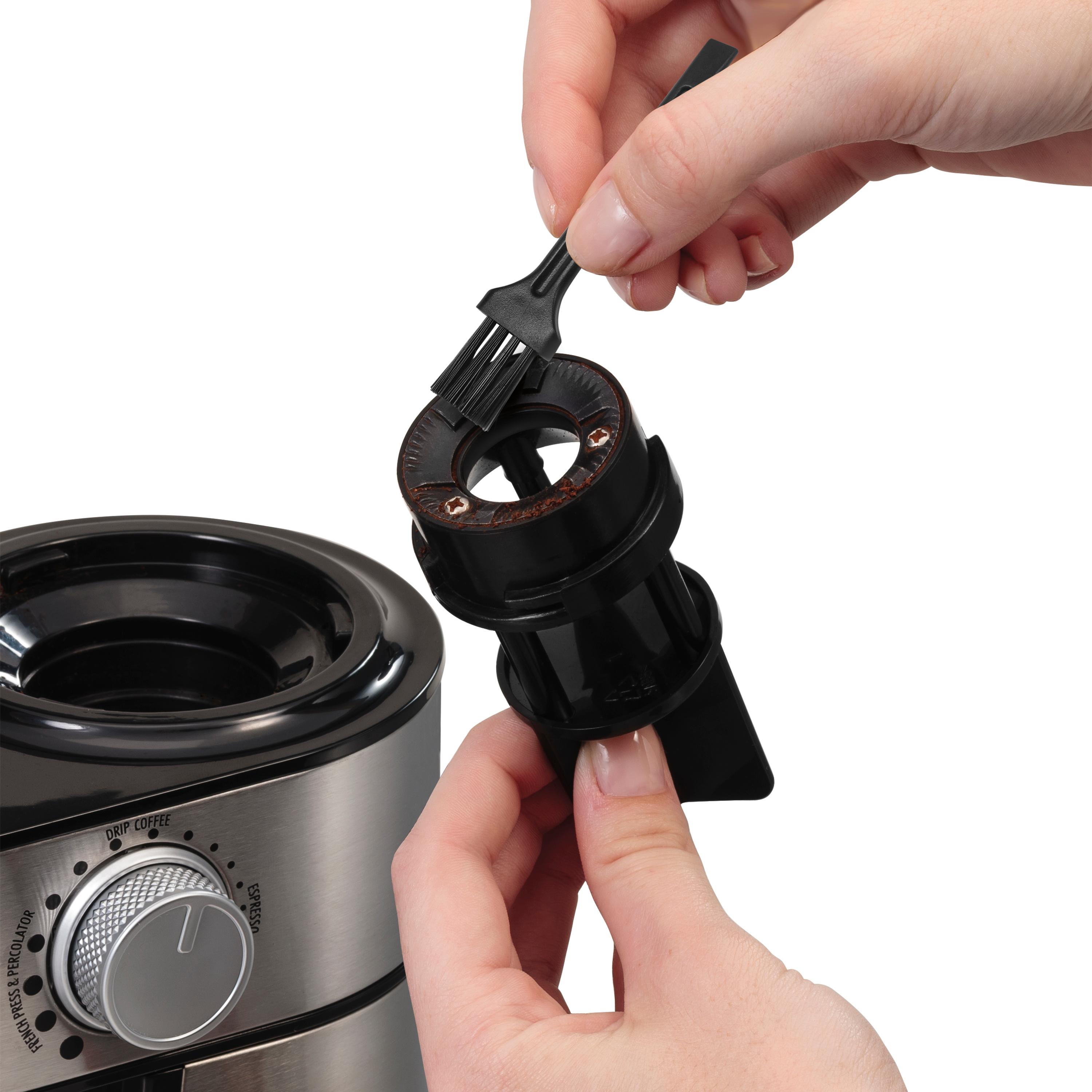 Hamilton Beach 80382C Adjustable Burr Coffee Grinder, Stainless Steel