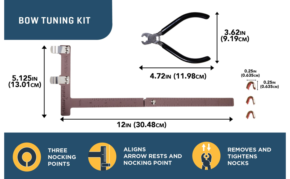 Allen 5 Piece Bow Tuning Kit, Bow Maintenance Accessories Amazon Canada