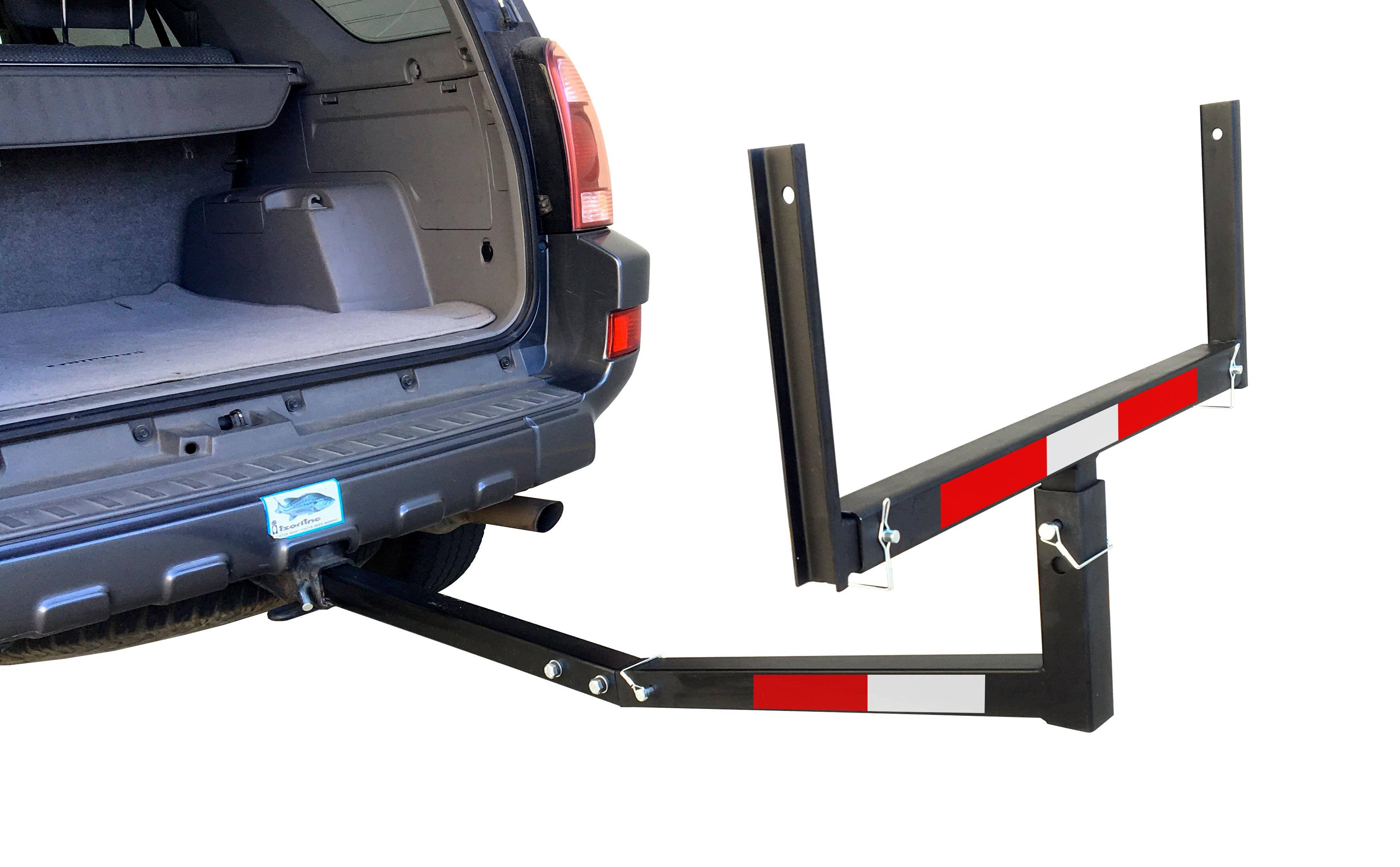 MaxxHaul 70231 Hitch Mount Truck Bed Extender (for Ladder, Rack, Canoe