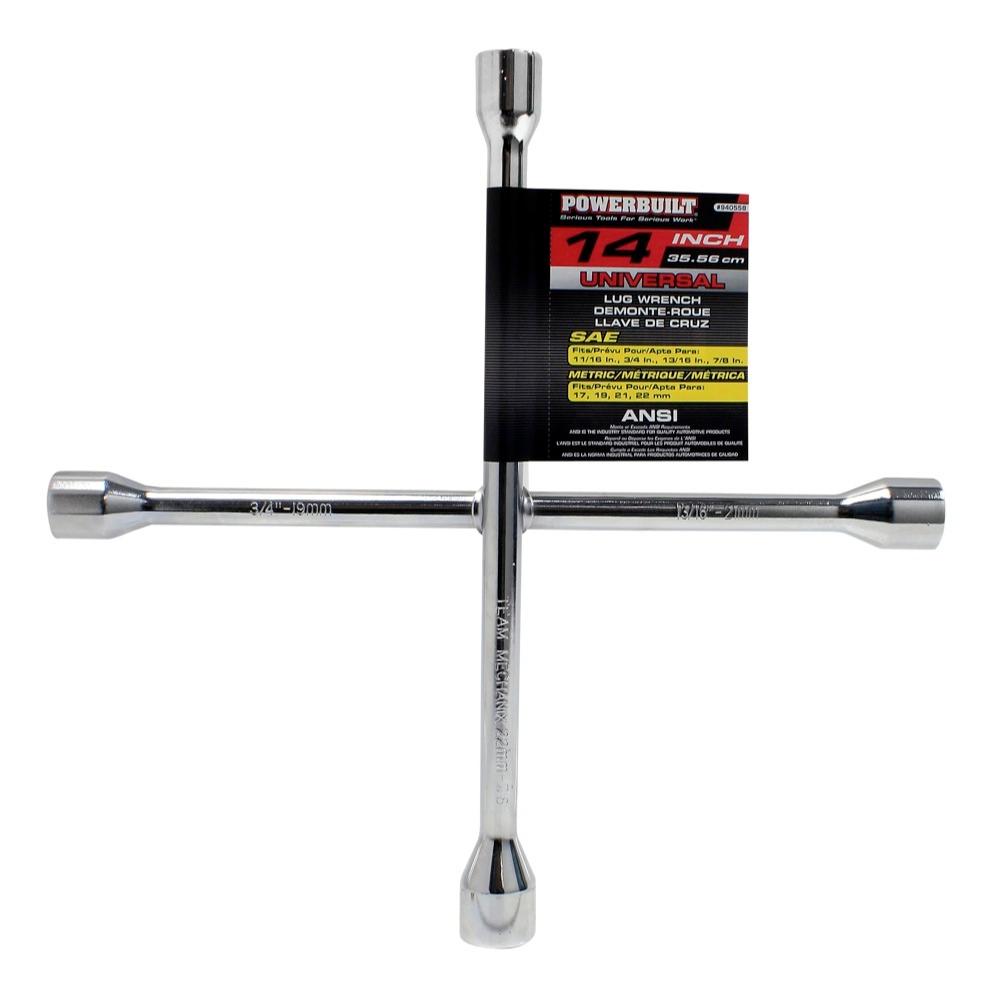 Powerbuilt 940558 14Inch Universal Lug Wrench, Lug Wrenches Amazon