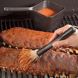 basting brush ribs BBQ barbecue