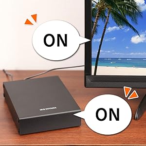 Amazon | アイリスオーヤマ テレビ録画用 外付けハードディスク