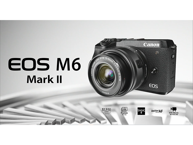 Canon EOS M6 Mark II + EF-M 15-45mm IS STM + EVF-DC2 Black: Amazon