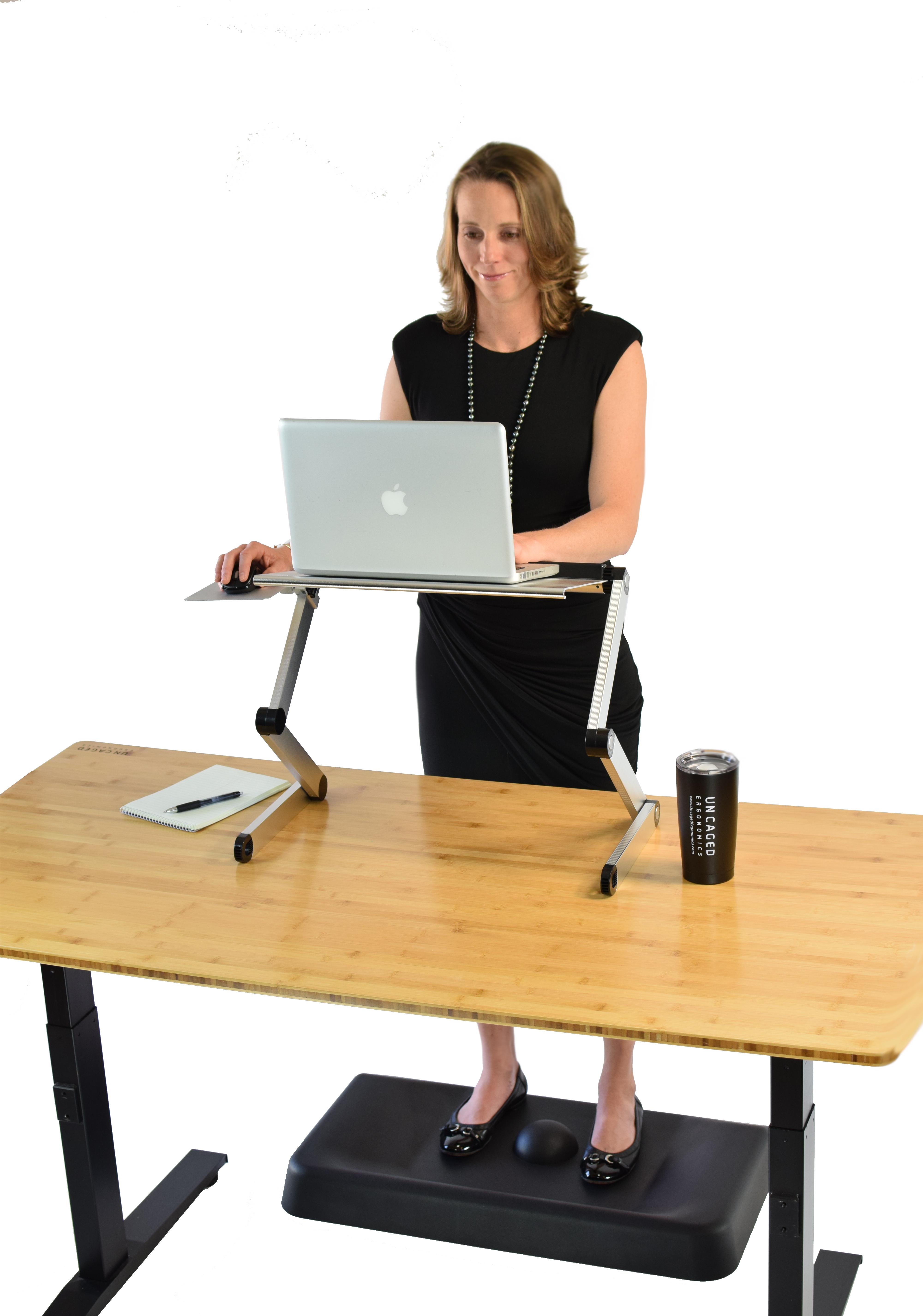 Uncaged Ergonomics WorkEZ Cool Adjustable Height & Angle