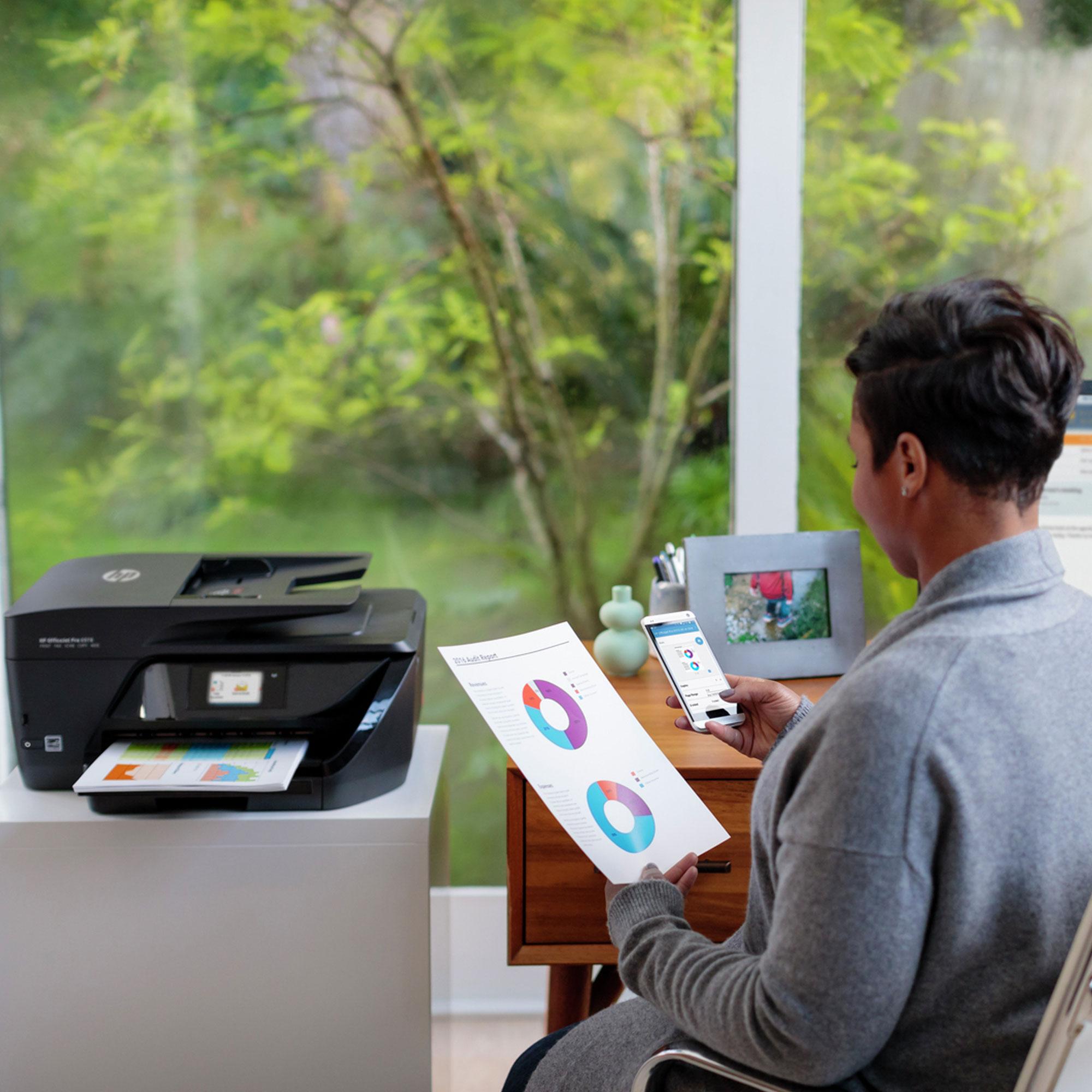 HP OfficeJet Pro 6970 AllinOne Printer Wireless with Touch Screen and