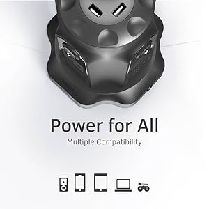 computer power strip surge protector desktop power strip with usb surge strips power protector