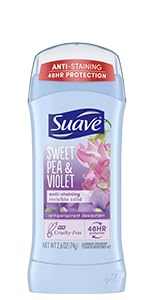 Suave Sweet Pea & Violet Invisible Deodorant & Antiperspirant