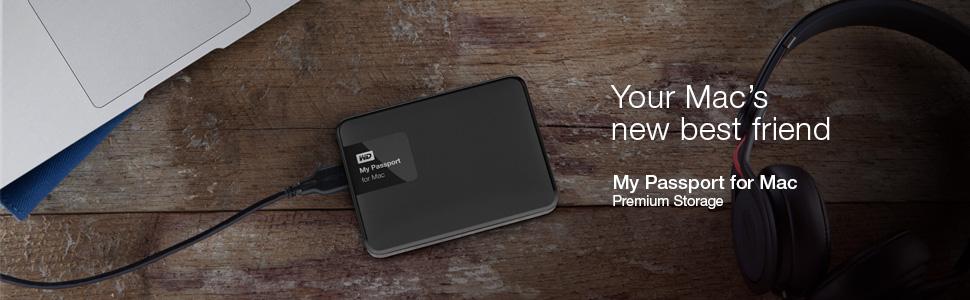 WD My Passport for Mac 2TB 電源投入43回 Amazon.com: WD My Passport for Mac Portable External Hard