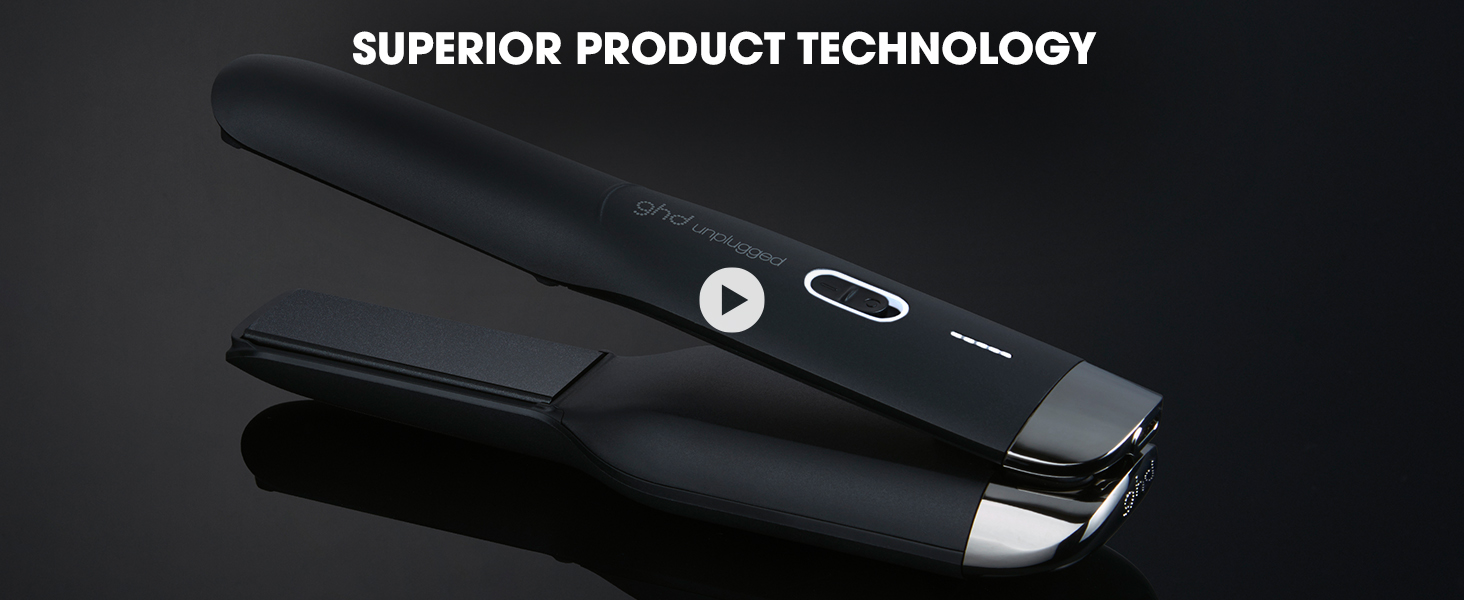 ghd Unplugged ブラック ストレートヘアアイロン コードレス 外出先におすすめ!! ☆GHD☆ アンプラグドコードレススタイラー