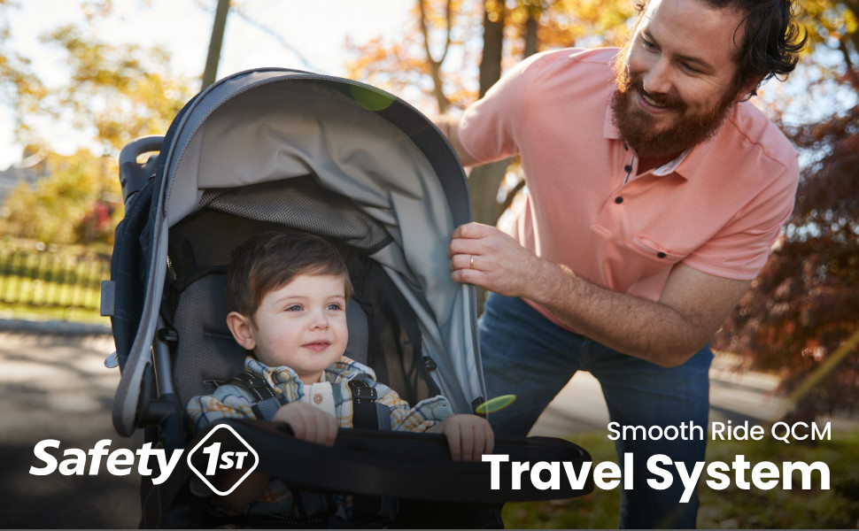 Safety 1st Smooth Ride QCM Travel System, Fast, 1Hand