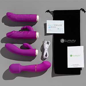 Vibrador de lujo 4 en 1, 4 conexiones intercambiables de ...