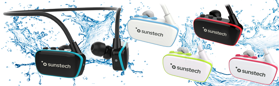 ARGOS Sunstech Reproductor MP3 8GB Sumergible Impermeable IPX8 Diseñado para el Deporte y la natación Batería Recargable 200mAh. Almohadillas terrestres y acuáticas Incluidas. Negro: Sunstech: Amazon.es: Electrónica