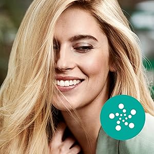 2x more ions** for shiny, frizz-free hair