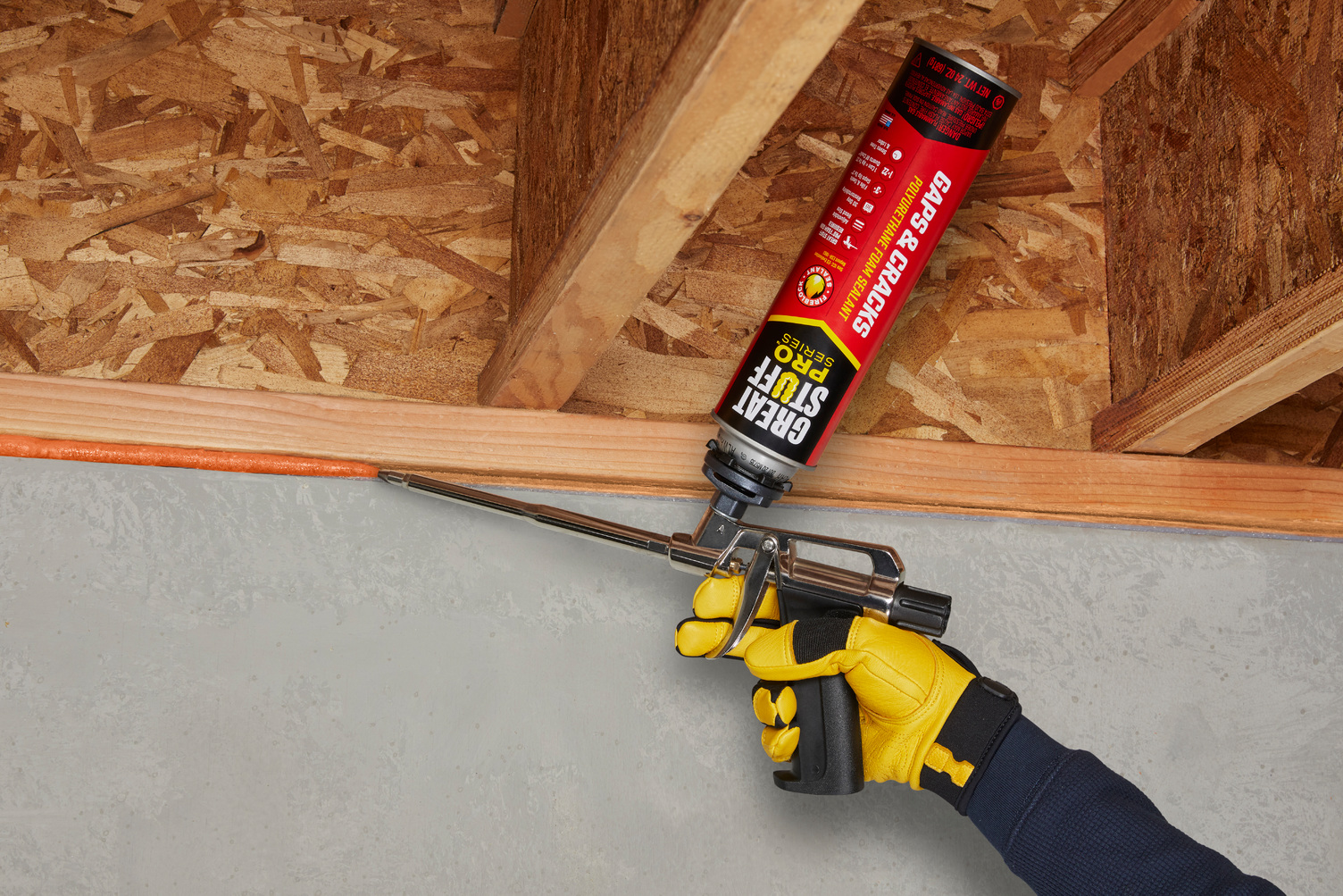 GREAT STUFF PRO Gaps & Cracks 24 oz Insulating Foam Sealant, Building