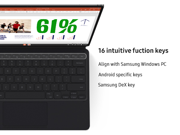 純正　Galaxy Tab S7+　ブックカバーキーボード　US English Amazon.com: SAMSUNG Galaxy Tab S7+ Keyboard, Black : Electronics