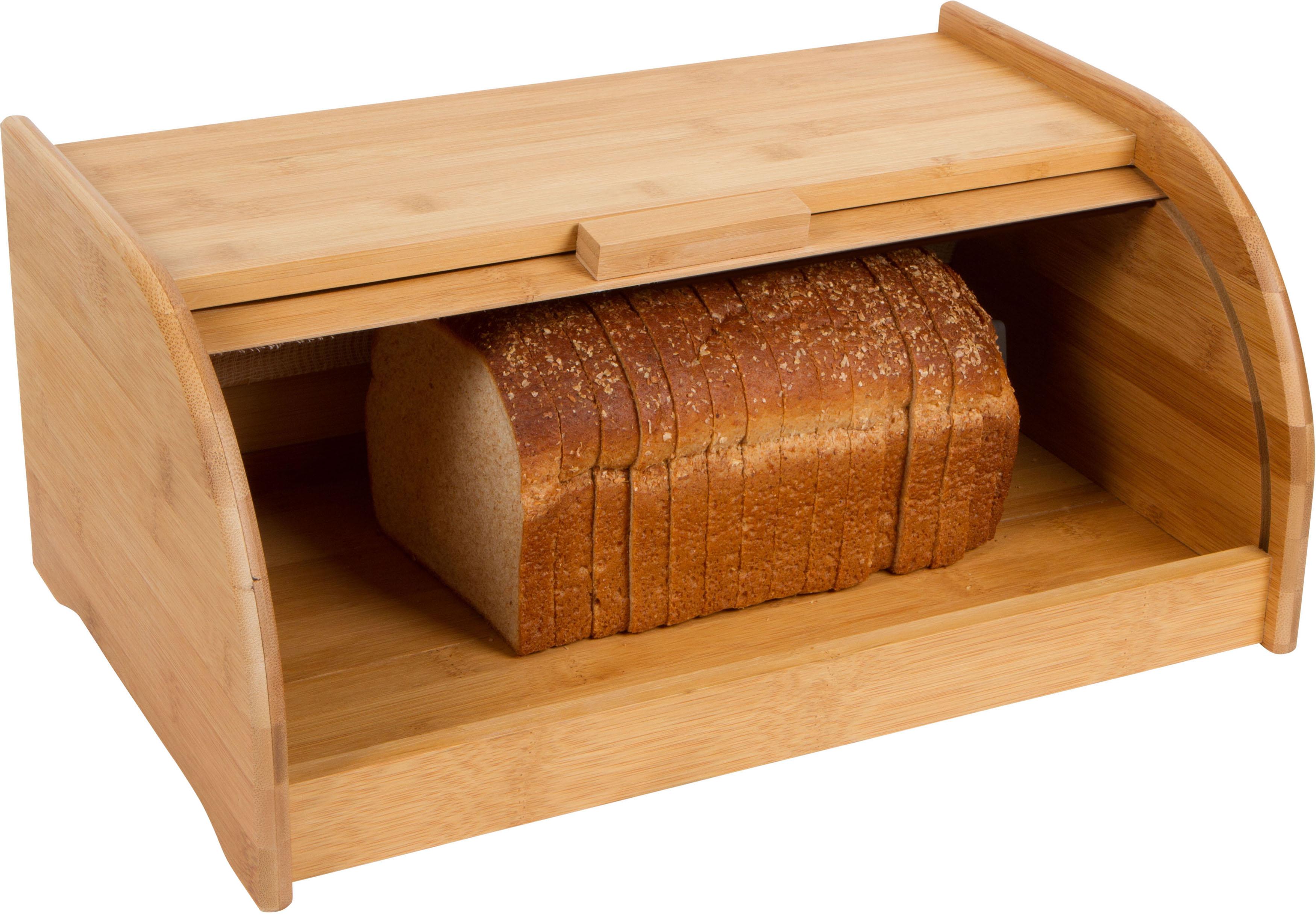 16" Rolltop Bamboo Bread Box By Trademark Innovations Amazon.ca Home