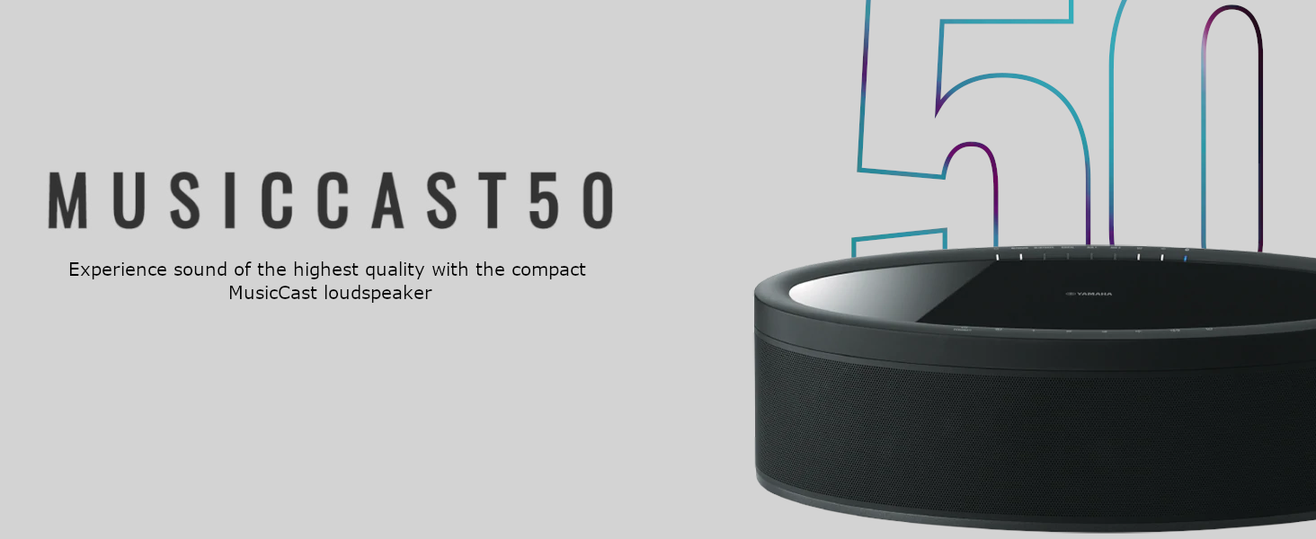 YAMAHA MusicCast 50 Wireless Speaker WX051 Alexa Compatible
