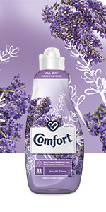 Comfort Lavender Bloom Fabric Conditioner 33 Washes 1.16 l, long lasting freshness and fragrance