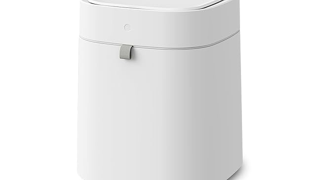townew スマートゴミ箱　SMART TRASHCAN T3 TOWNEW 3.4 Gal. White Plastic Smart Trash Can T3 - The Home Depot