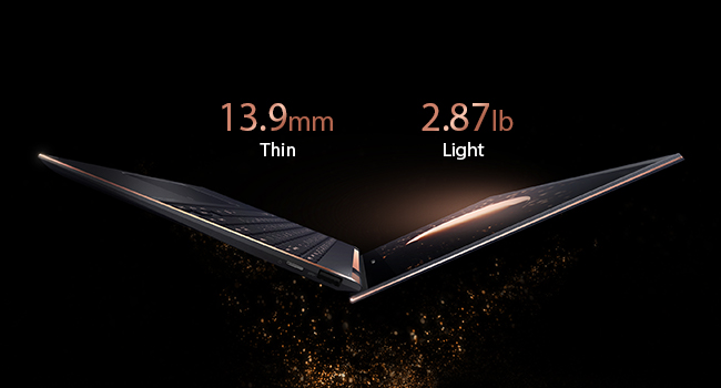 Slim, sleek and light