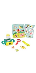 Amazon.com: B. toys – 9 Pieces Toy Microscope Set with