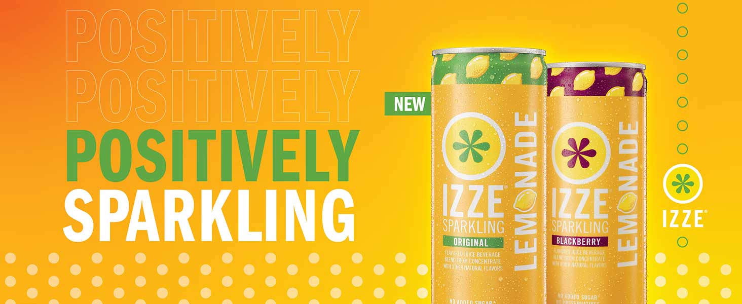 Izze Sparkling Juice Lemonade Drink, Real Fruit Juice, No