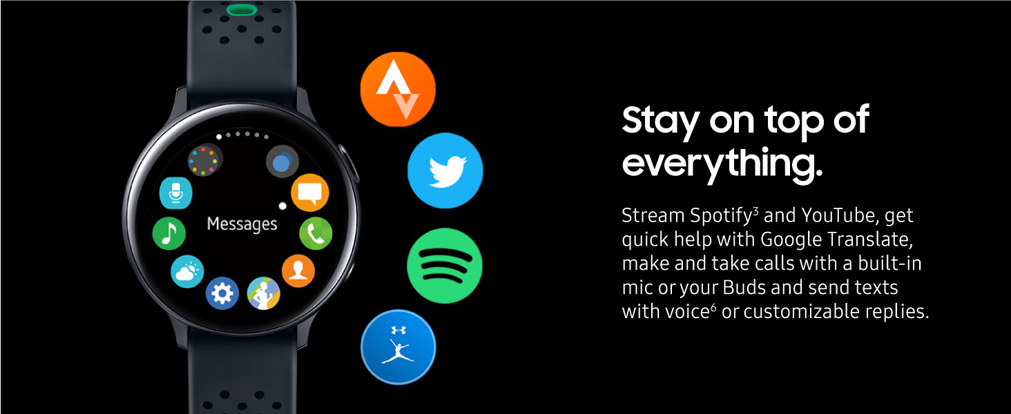 Stay on top of everything.