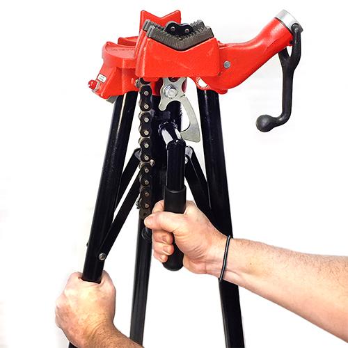 Ridgid 16703 TRISTAND Portable Chain Pipe Vise Home