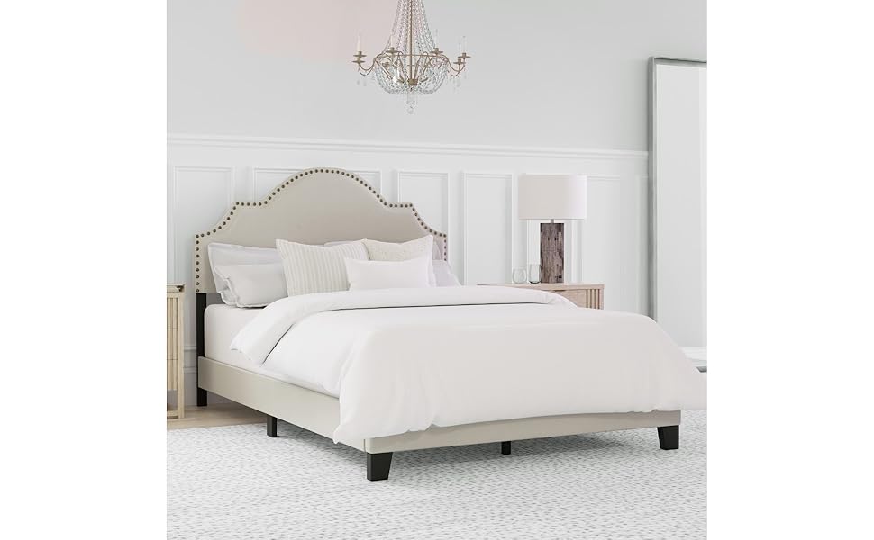 Amazon.com: Hillsdale Cynthia Modern Upholstered Full Bed