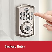 Kwikset SmartCode 913 Venetian Bronze Single Cylinder Electronic Deadbolt Lighted Keypad