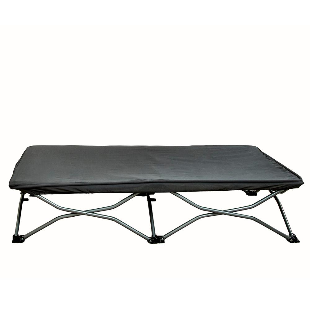 Regalo My Cot Portable Travel Bed, Grey, Includes Fitted