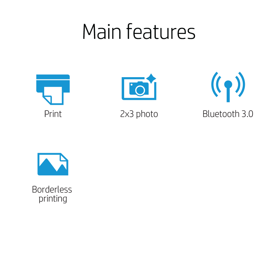 HP Sprocket Portable Photo Printer, print social media photos on 2x3