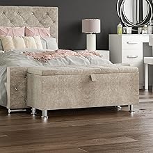 Vida Designs Valencia Storage Ottoman