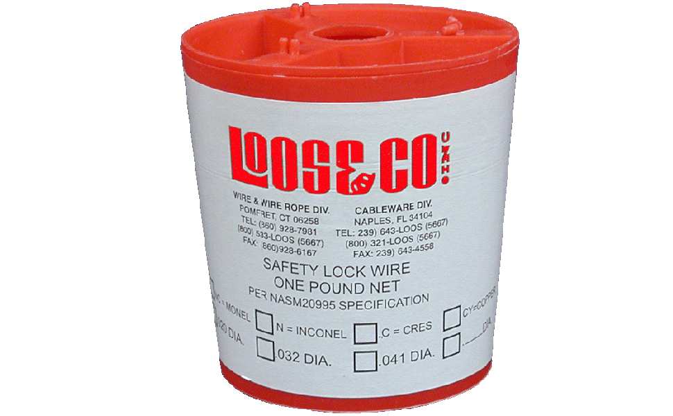 Loos & Co SLW032 Stainless Steel Safety Locking Wire for 0.032" Wire