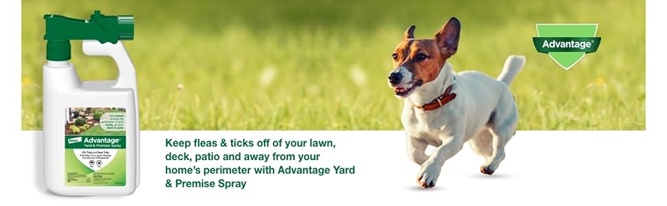 Keep fleas and ticks off your law, deck, patio and away from your home's perimeter.