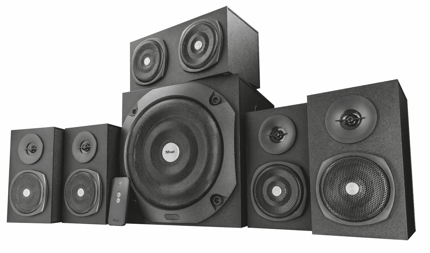 Trust 22237 Vigor 5.1 Surround Speaker System for PC and Laptop, UK