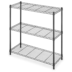 Supreme 3-Tier Adjustable Shelving - Black