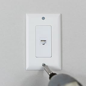 Legrand - On-Q WP3476WH Cat6 RJ45 Quick Connect Keystone ... tia 568a cat5e jack wiring 