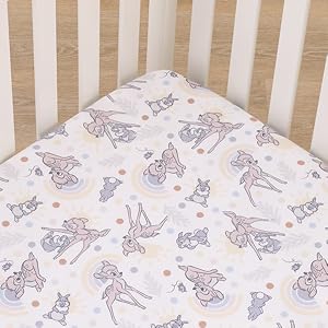 bambiページ Amazon.com : NoJo Disney B is for Bambi Tan, Gray, and White