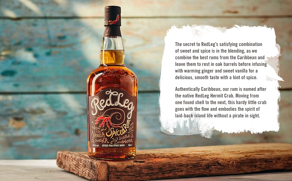 Red Leg Spiced Rum, 70cl Amazon.co.uk Grocery