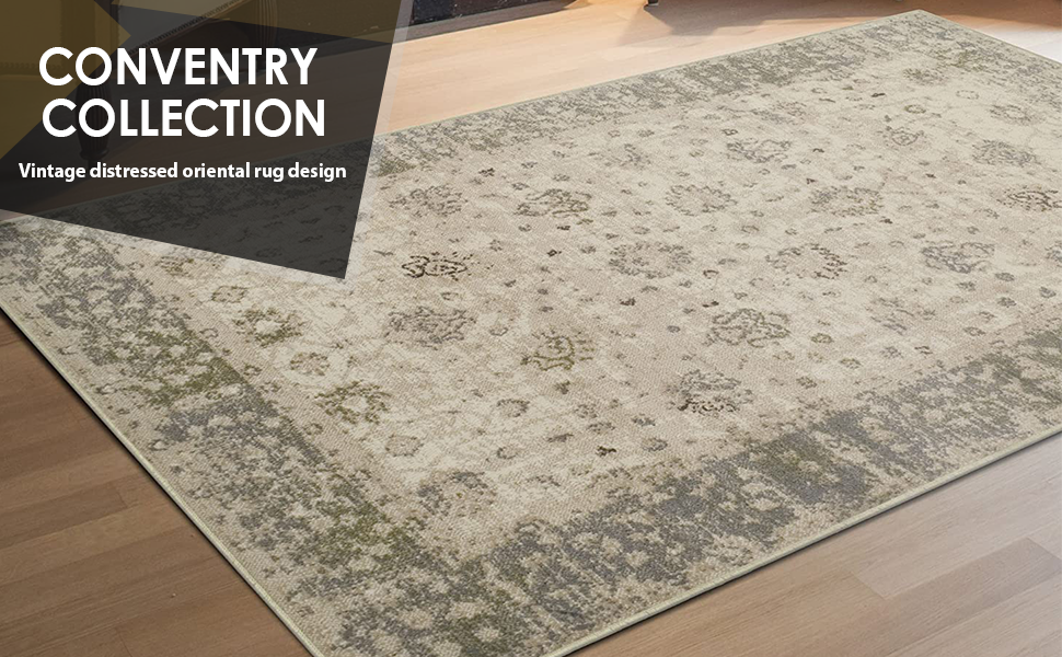 Superior Conventry Collection Area Rug, 8mm Pile Height