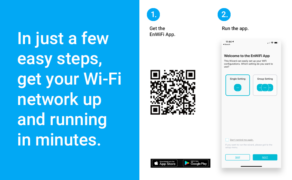 app, enwifi app, install, install wizard,