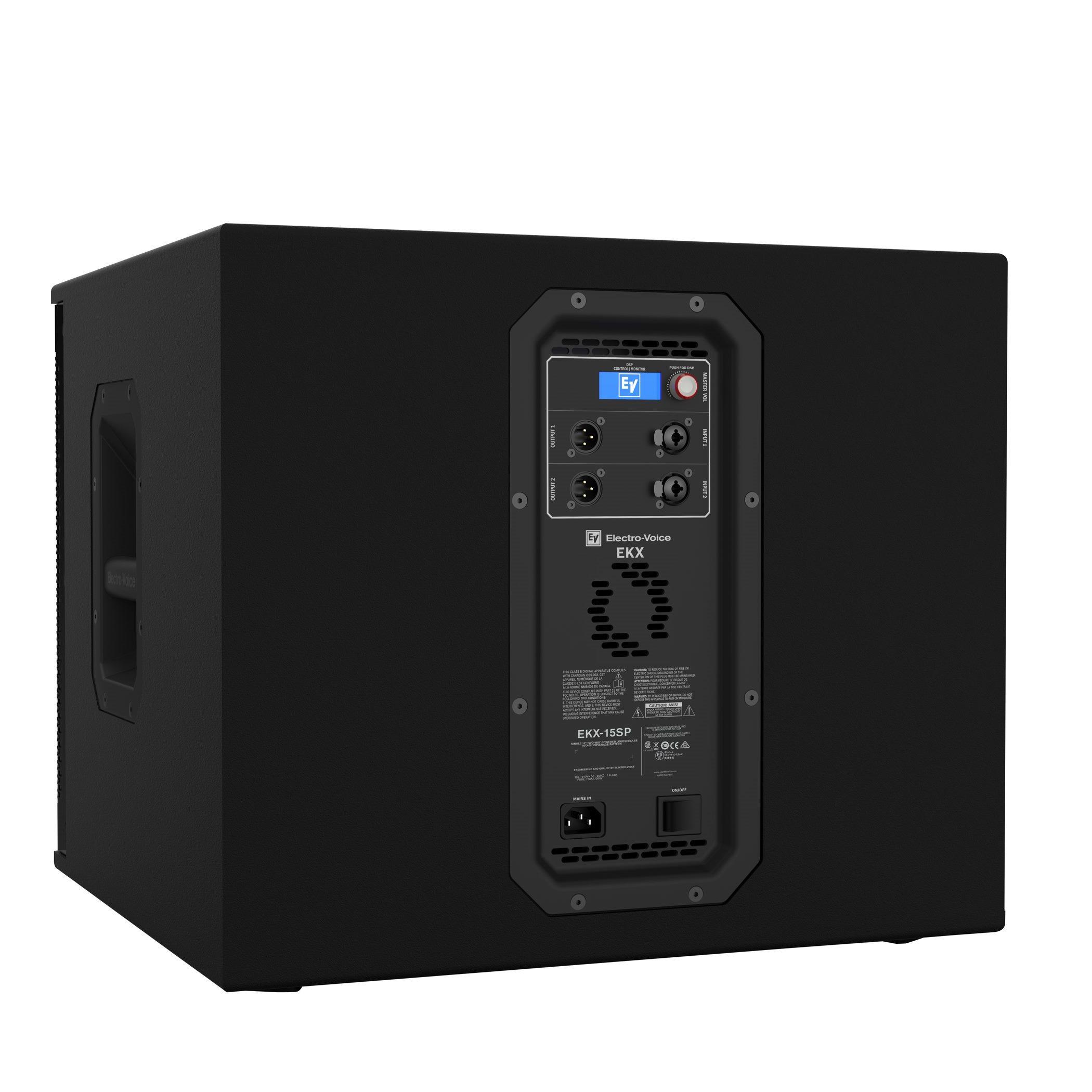 ElectroVoice EKX15SPUS EKX15SP 15" 1300 Watt Powered Subwoofer Amazon.ca Musical Instruments