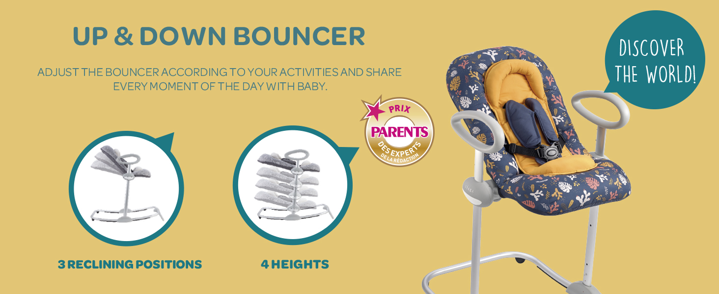 Béaba Up and Down III Baby Bouncer Baby Chair and Swing seat 12
