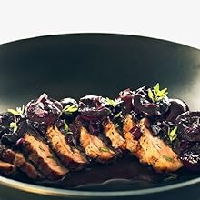 Grilled Pork Medallions with Cherry-Bourbon Sauce