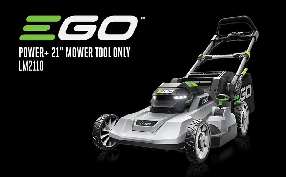 EGO POWER+ Tondeuse à gazon sans fil 56 V LM2110 53,3 cm, outil
